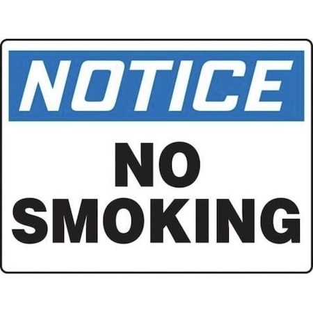 Accuform OSHA NOTICE SMOKING CONTROL SIGN NO MSMK847VA MSMK847VA